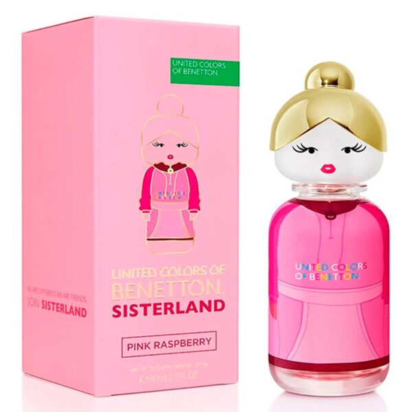 Benetton Pink Raspberry Eau de Toilette for Women – 2.7 oz