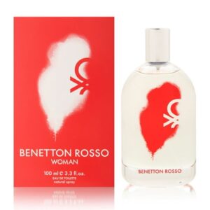 Benetton Rosso Eau de Toilette for Women – 3.4 oz