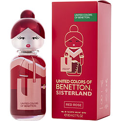 Benetton Sisterland Red Rose EDT SPRAY 2.7 OZ for WOMEN