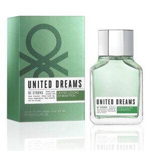 Benetton United Dreams Be Strong Eau de Toilette for Men – 3.4 oz