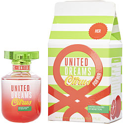 Benetton United Dreams Citrus EDT Spray 2.7 oz for Men