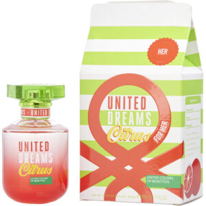 Benetton United Dreams Citrus Eau de Toilette for Men – 2.7 oz