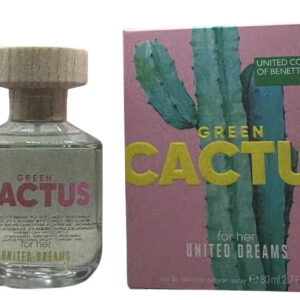Benetton United Dreams Green Cactus Eau de Toilette for Women – 2.7 oz