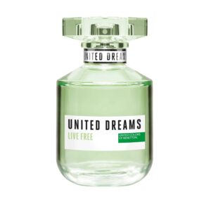 Benetton United Dreams Live Free Eau de Toilette for Women – 2.7 oz