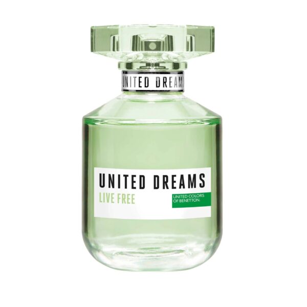 Benetton United Dreams Live Free Eau de Toilette for Women – 2.7 oz