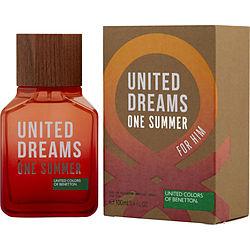 Benetton United Dreams One Summer EDT Spray 3.4 oz for Men