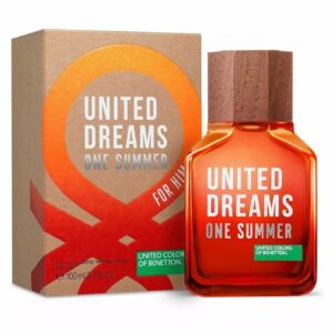 Benetton United Dreams One Summer Eau de Toilette for Men – 3.4 oz