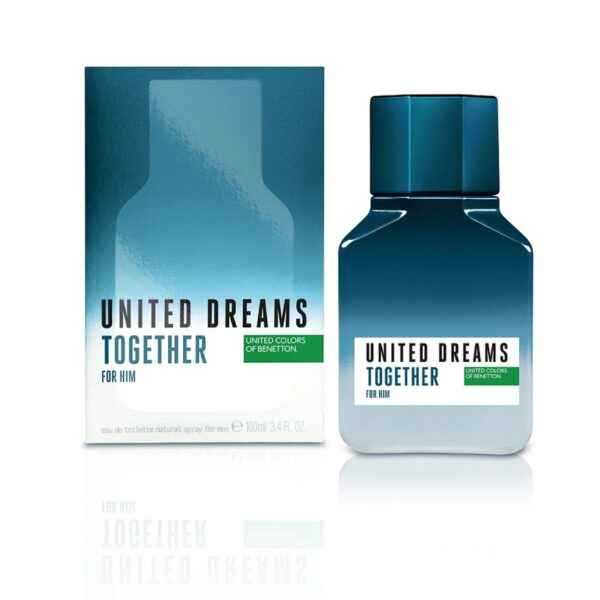 Benetton United Dreams Together Eau de Toilette for Men – 3.4 oz