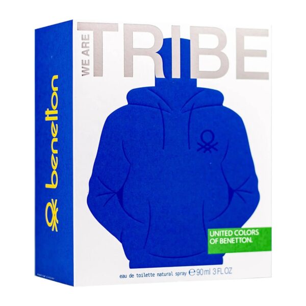 Benetton We Are Tribe Eau de Toilette for Men – 3 oz