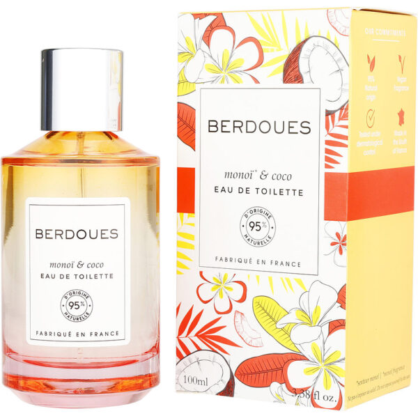 Berdoues Monoi & Coco Eau de Toilette for Unisex – 3.3 oz