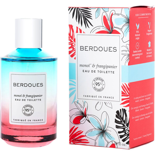 Berdoues Monoi & Frangipanier Eau de Toilette for Unisex – 3.38 oz