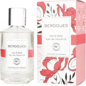 Berdoues Rose & Litchi Eau de Toilette for Unisex – 3.3 oz