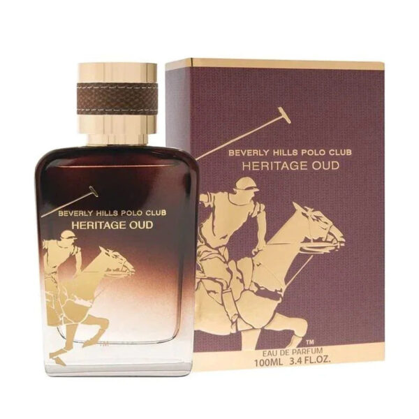 Beverly Hills Polo Club Heritage Oud Eau de Parfum for Men – 3.4 oz