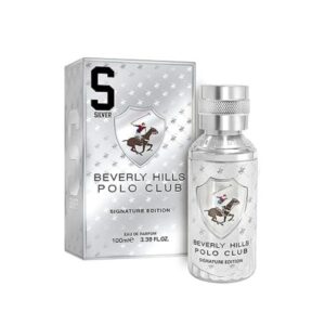 Beverly Hills Polo Club Signature Silver Edition Eau de Parfum for Unisex – 3.38 oz
