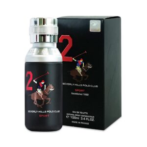 Beverly Hills Polo Club Sport 2 Eau de Toilette for Men – 3.4 oz