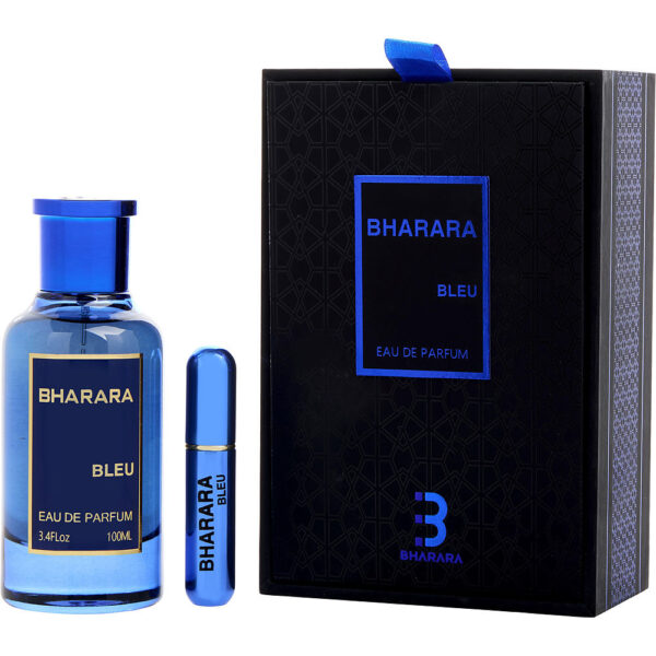 Bharara Bleu + TRAVEL EMPTY Eau de Parfum for Men – 3.4 oz