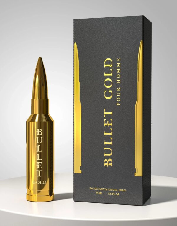 Bharara Bullet Gold Eau de Parfum for Men – 2.5 oz