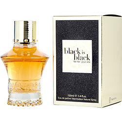 Black Is Black Pour Elle by Nuparfums EAU DE PARFUM SPRAY 3.4 OZ
