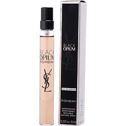 Black Opium by Yves Saint Laurent EAU DE PARFUM REFILLABLE SPRAY 0.33 OZ MINI for WOMEN