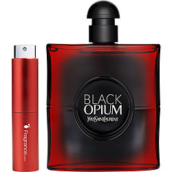 Black Opium Over Red by Yves Saint Laurent Travel Spray