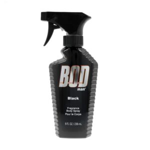 Bod Man Black Cologne for Men - 8.0 oz Body Spray