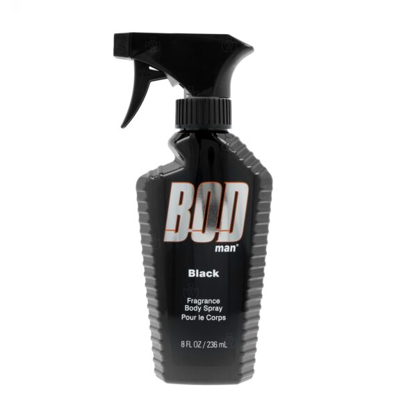 Bod Man Black Cologne for Men - 8.0 oz Body Spray