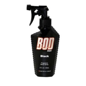 Bod Man Black Cologne for Men - 8.0 oz Body Spray