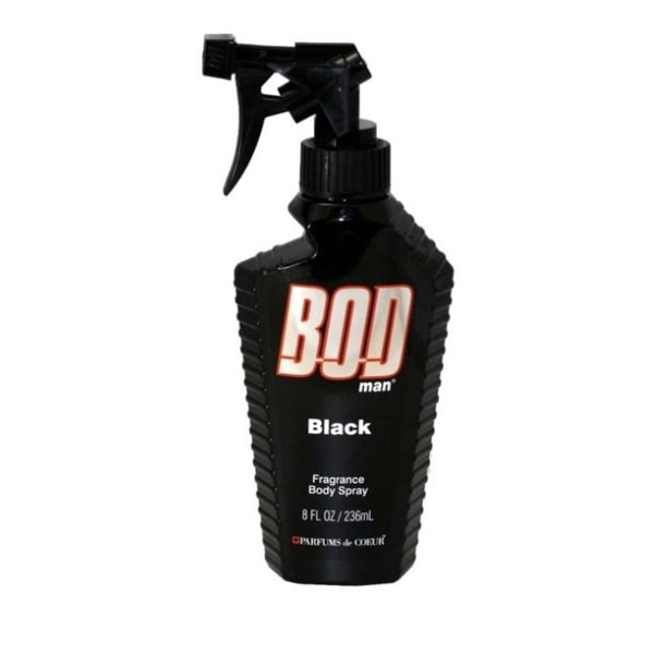 Bod Man Black Cologne for Men - 8.0 oz Body Spray