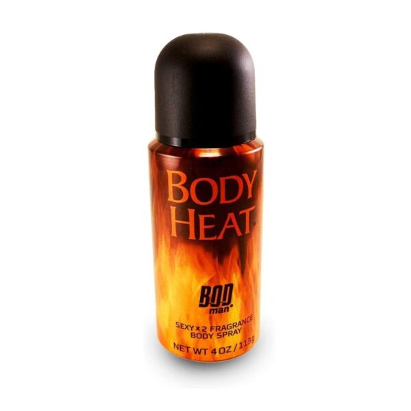 BOD man Body Heat Sexy x2 Body Spray for Men – 4 oz