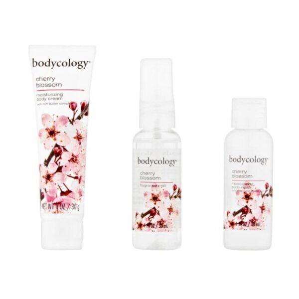 Bodycology Cherry Blossom Mist 3 piece for Women – 3 piece gift set