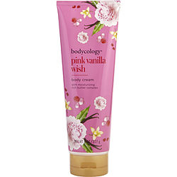 Bodycology Pink Vanilla Wish Body Cream for Women, 8 oz