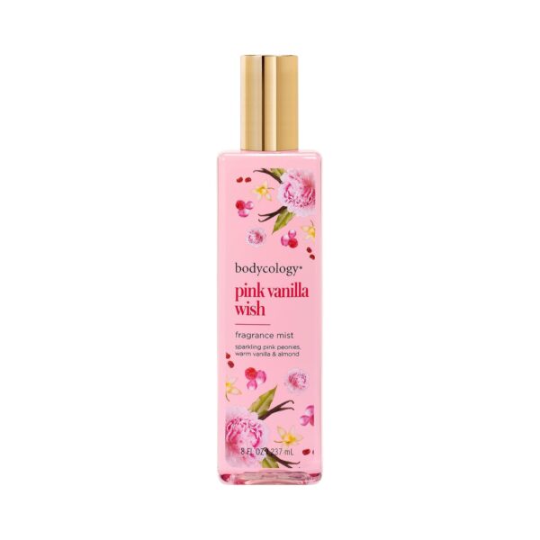 Bodycology Pink Vanilla Wish Mist for Women – 8 oz