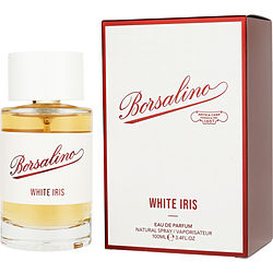 Borsalino White Iris Eau de Parfum Spray for Women, 3.4 oz