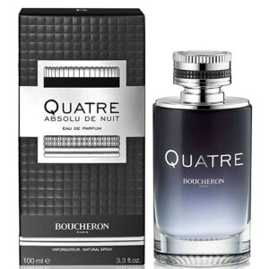 Boucheron Quatre Absolu De Nuit Eau de Parfum for Men – 3.3 oz
