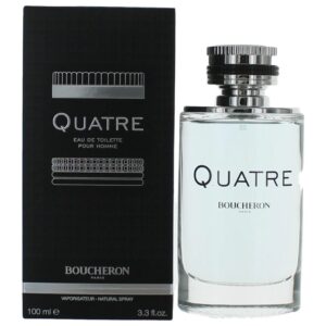 Boucheron Quatre Eau de Toilette for Men – 3.4 oz