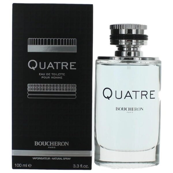 Boucheron Quatre Eau de Toilette for Men – 3.4 oz