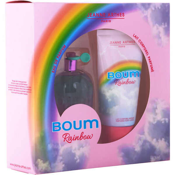 Boum Rainbow by Jeanne Arthes for Women Fragrance Gift Set