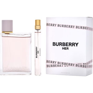 Burberry Her EAU DE PARFUM SPRAY 3.3 OZ & 0.33 OZ MINI