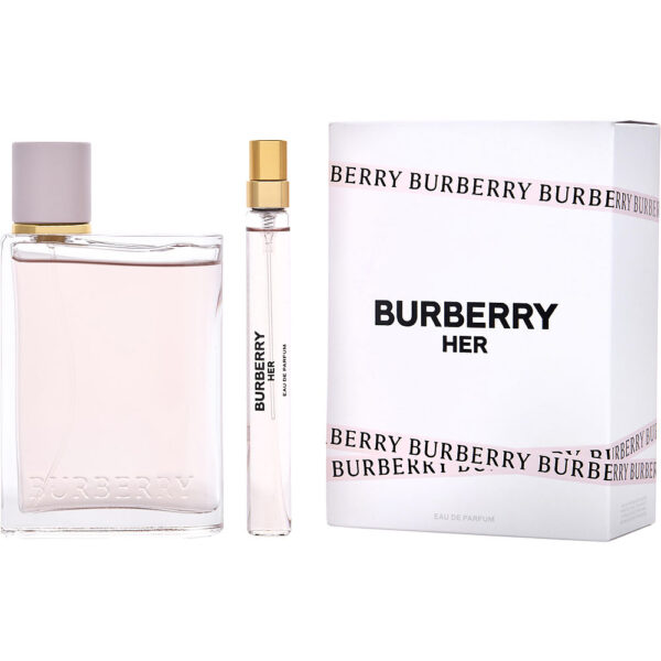 Burberry Her EAU DE PARFUM SPRAY 3.3 OZ & 0.33 OZ MINI
