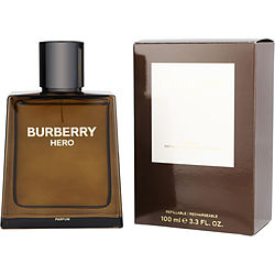 Burberry Hero by Burberry PARFUM REFILLABLE SPRAY 3.3 OZ for MEN