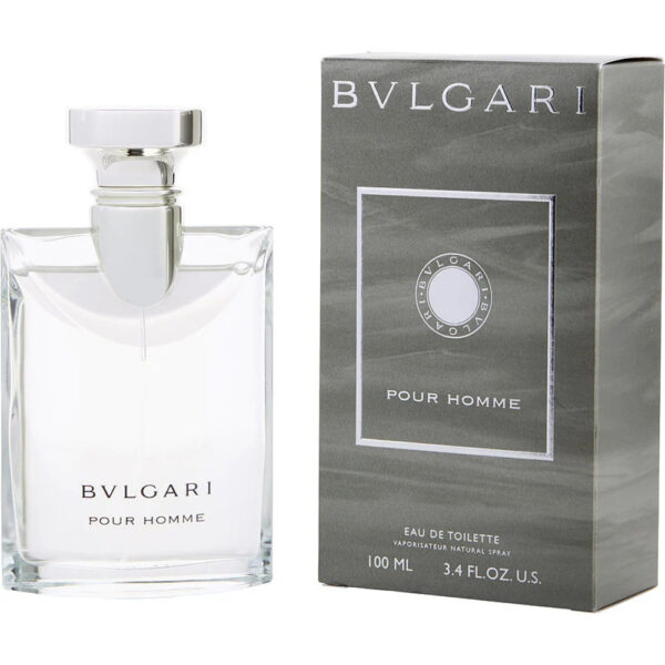 Bvlgari Pour Homme Eau de Toilette Spray For Men - 3.4oz Eau de Toilette for Men – 3.4 oz