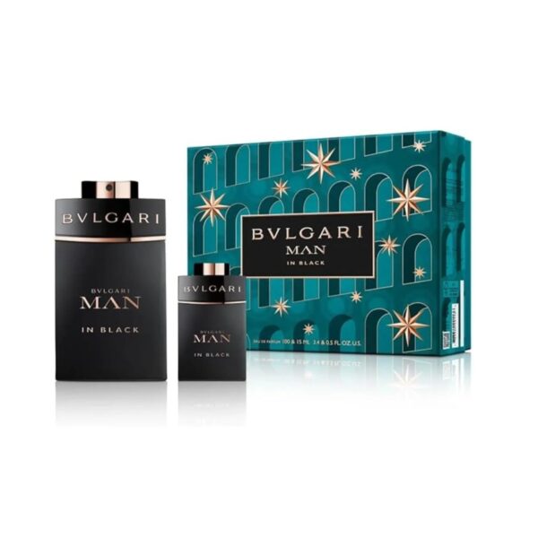 Bvlgari Man in Black 2 piece v3 Eau de Parfum for Men – 2 piece gift set - v3