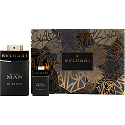 Bvlgari Man In Black Eau de Parfum Spray Duo Set for Men