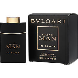 Bvlgari Man In Black Eau de Parfum Spray for Men, 0.5 oz