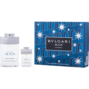 Bvlgari Man Rain Essence EAU DE PARFUM SPRAY Set for Men