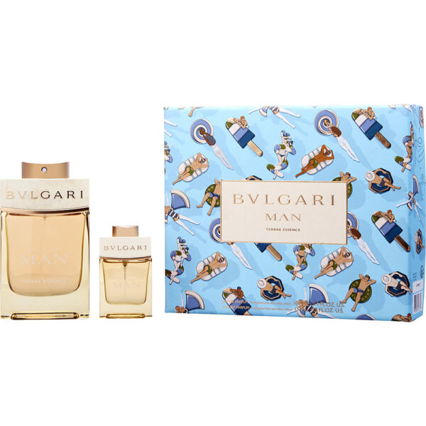 Bvlgari Man Terrae Essence for Men EAU DE PARFUM SPRAY Duo Set