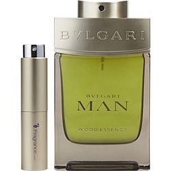 Bvlgari Man Wood Essence EAU DE PARFUM 0.27 OZ Travel Spray