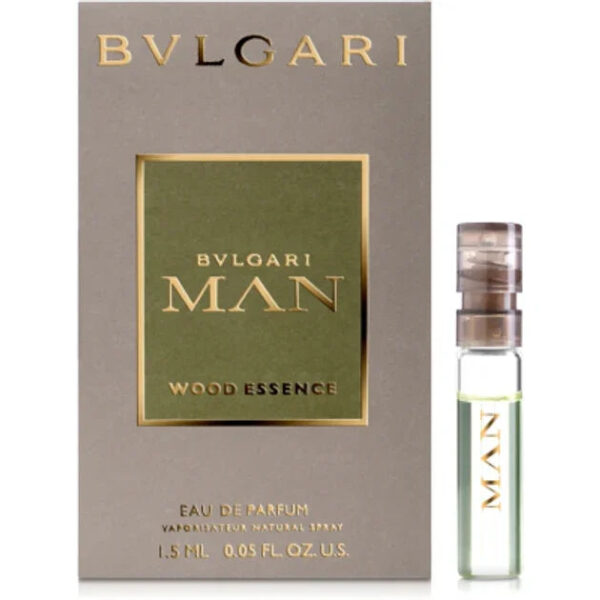 Bvlgari Man Wood Essence Eau de Parfum for Men – 0.05 oz