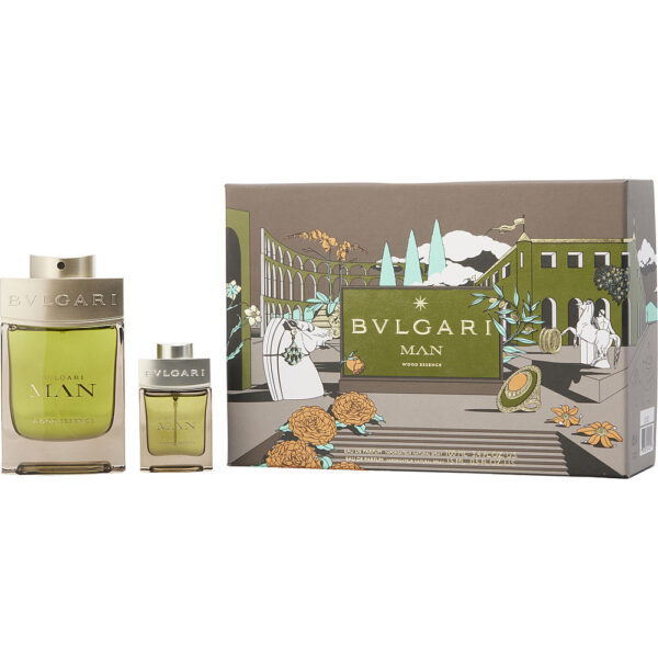 Bvlgari Man Wood Essence EAU DE PARFUM SPRAY Gift Set for Men