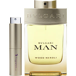 Bvlgari Man Wood Neroli EAU DE PARFUM SPRAY 0.27 OZ Travel